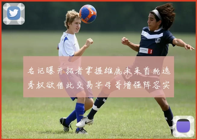 名记曝开拓者掌握雄鹿未来首轮选秀权欲借此交易字母哥增强阵容实力